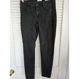 Kensie Jeans Effortless Ankle Mid Rise Size 4 27 Color‎ Black Distressed Jeans